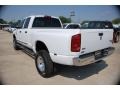 2009 Bright White Dodge Ram 3500 Laramie Quad Cab 4x4 Dually  photo #3