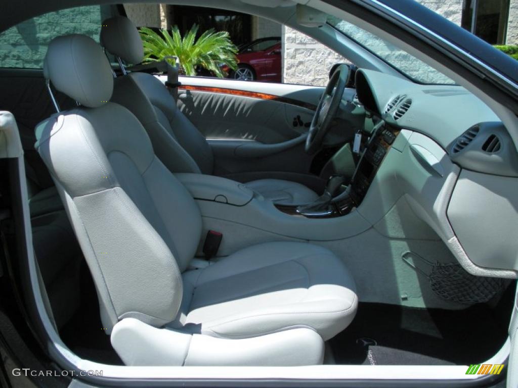 Stone Interior 2004 Mercedes-Benz CLK 500 Coupe Photo #48308338