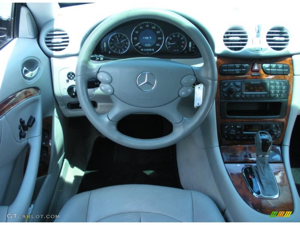 2004 Mercedes-Benz CLK 500 Coupe Stone Dashboard Photo #48308413