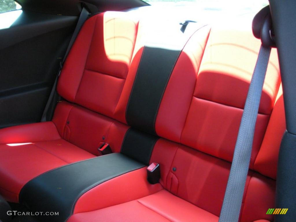 Black/Inferno Orange Interior 2010 Chevrolet Camaro SS Coupe Photo #48309076