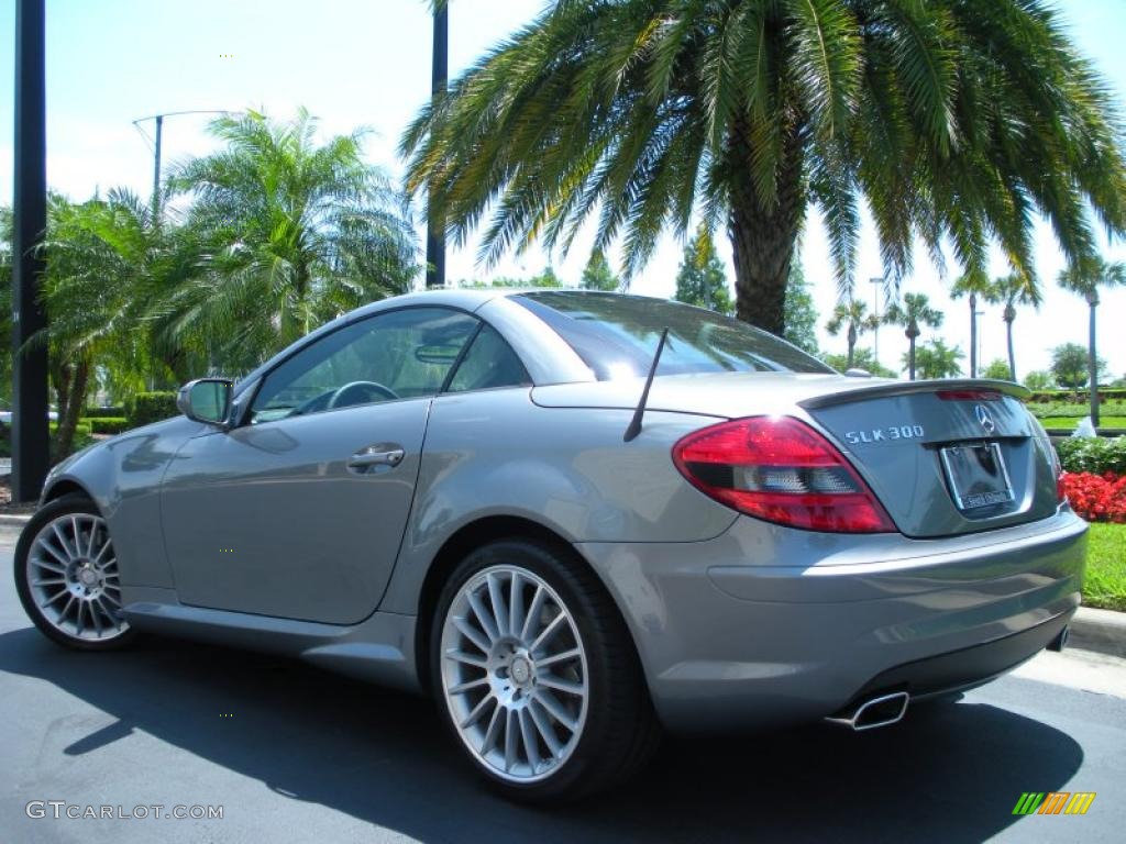 Palladium Silver Metallic 2010 Mercedes-Benz SLK 300 Roadster Exterior Photo #48309394