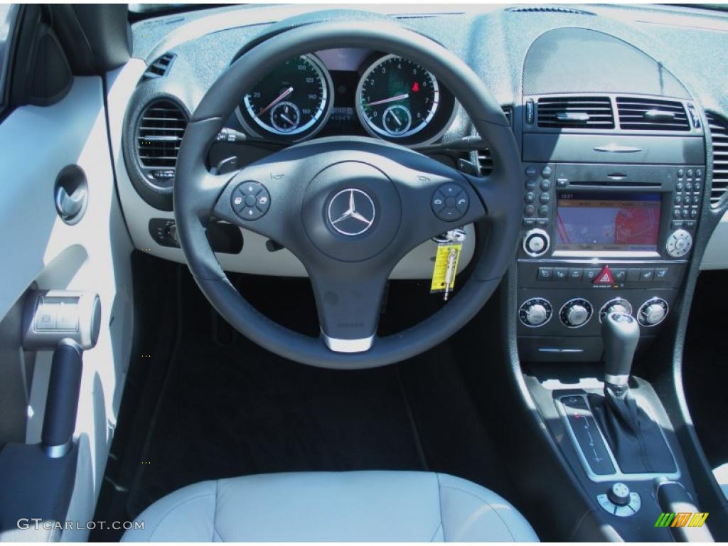2010 Mercedes-Benz SLK 300 Roadster Ash Dashboard Photo #48309598
