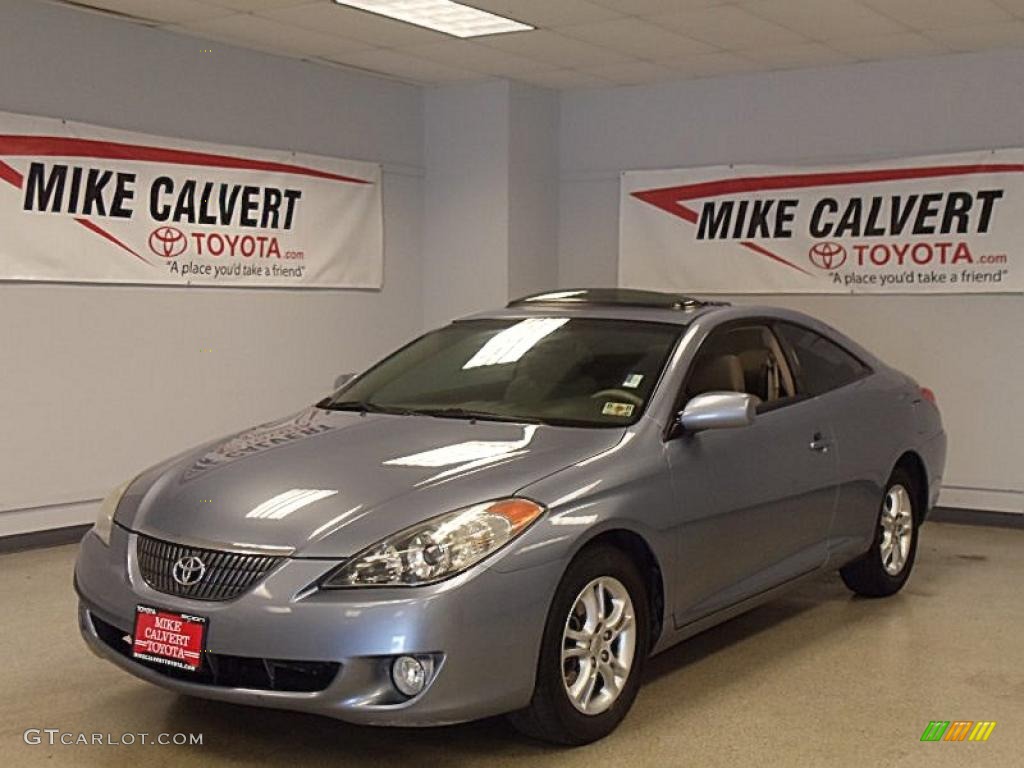 2006 Solara SE Coupe - Cosmic Blue Metallic / Ivory photo #1