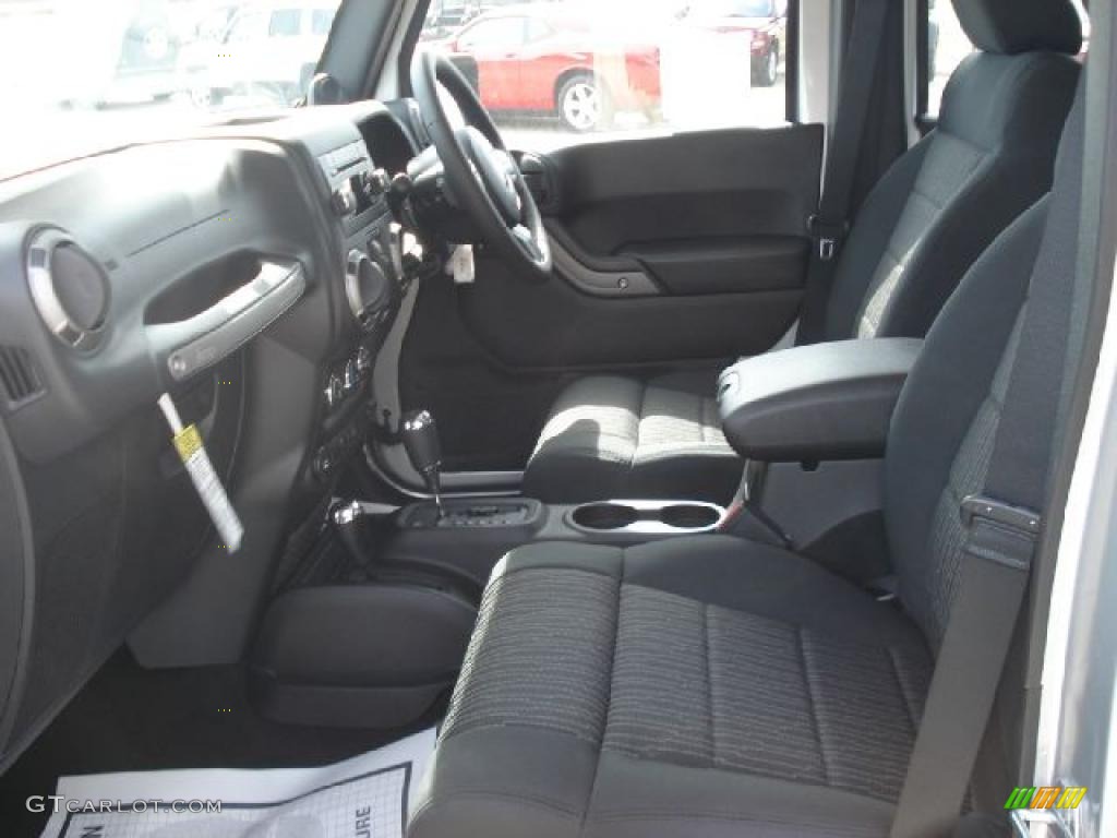 Black Interior 2011 Jeep Wrangler Unlimited Sport 4x4 Right Hand Drive Photo #48309973