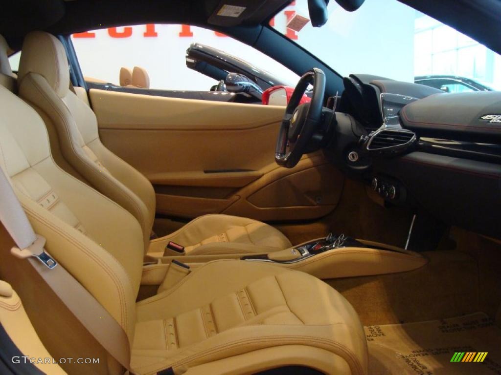 Beige Interior 2010 Ferrari 458 Italia Photo #48310024