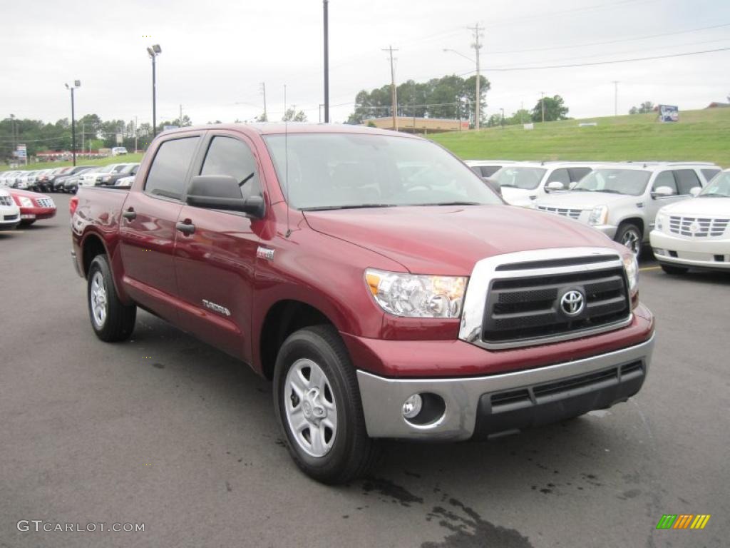 Salsa Red Pearl 2010 Toyota Tundra CrewMax Exterior Photo #48310480