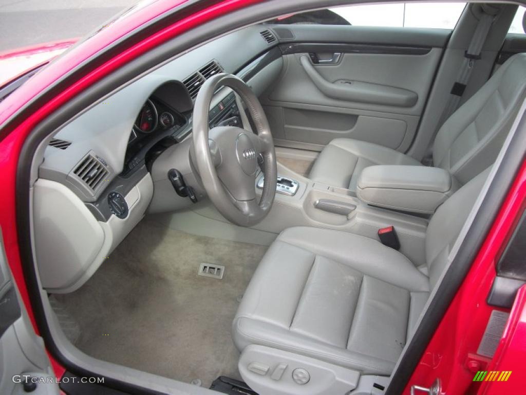 Platinum Interior 2005 Audi A4 1.8T quattro Sedan Photo #48310714