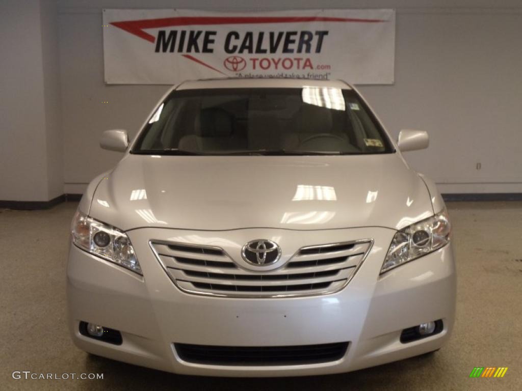 2009 Camry XLE V6 - Classic Silver Metallic / Ash photo #2