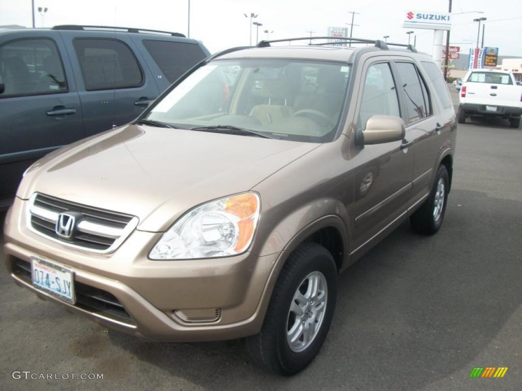 2004 CR-V EX 4WD - Mojave Mist Metallic / Saddle photo #1