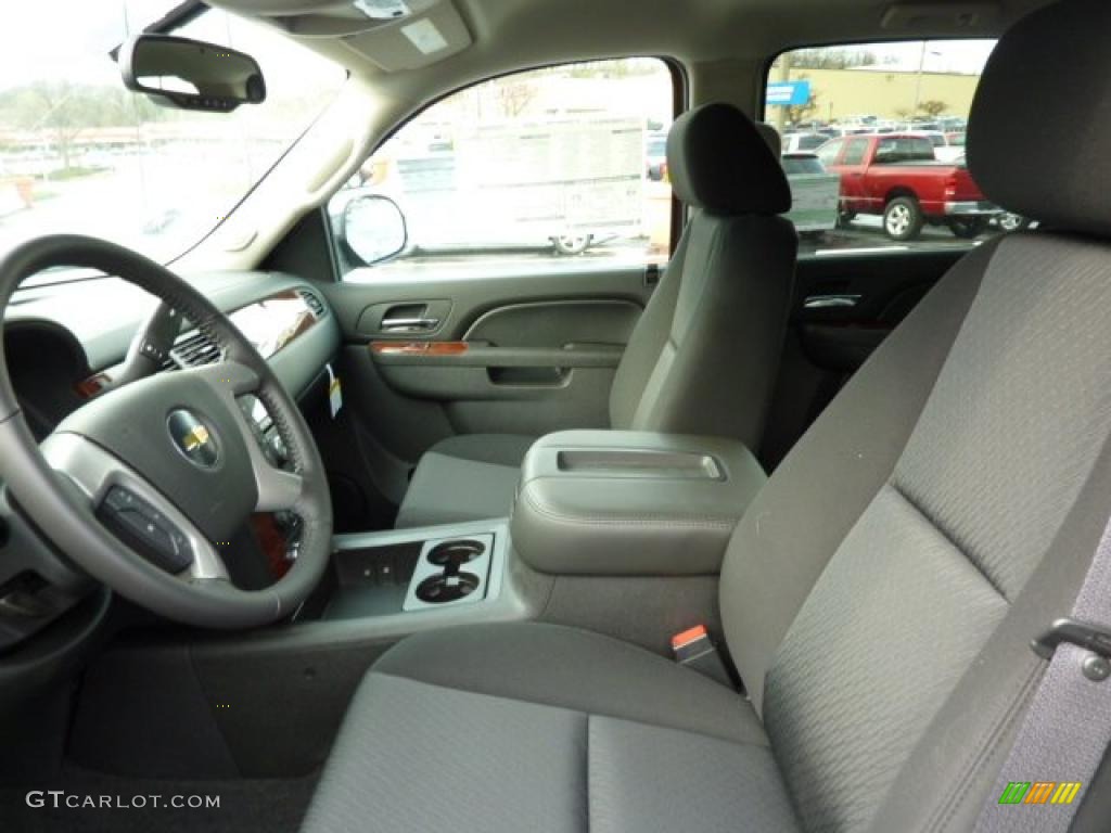 Ebony Interior 2011 Chevrolet Avalanche LS 4x4 Photo #48312223