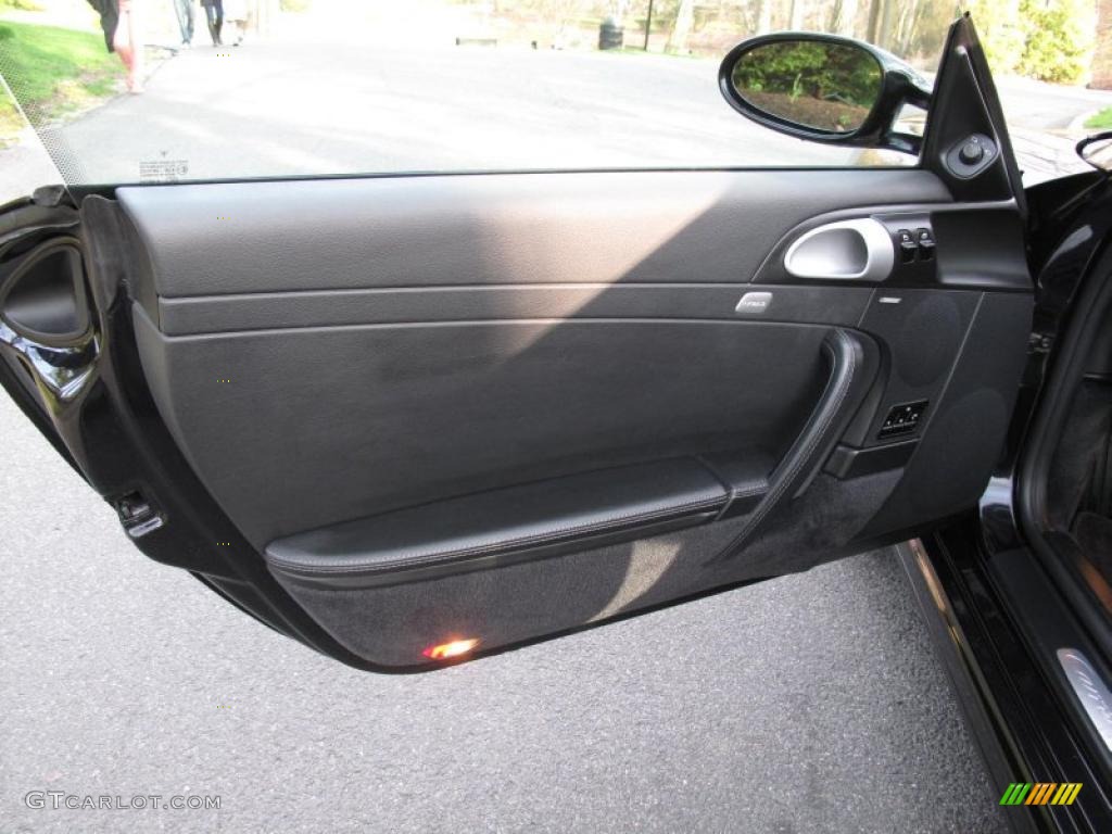 2007 Porsche 911 Carrera 4S Coupe Black Door Panel Photo #48312352