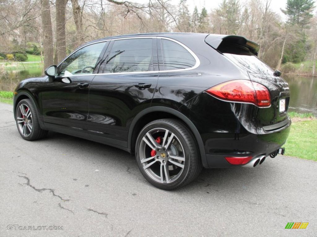 Black 2011 Porsche Cayenne Turbo Exterior Photo #48312505