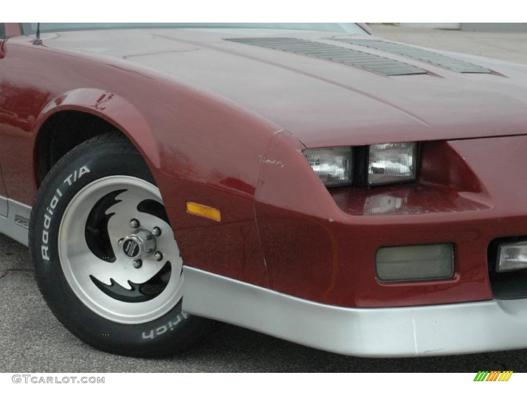 1986 Camaro Z28 Coupe - Dark Red Metallic / Gray photo #6