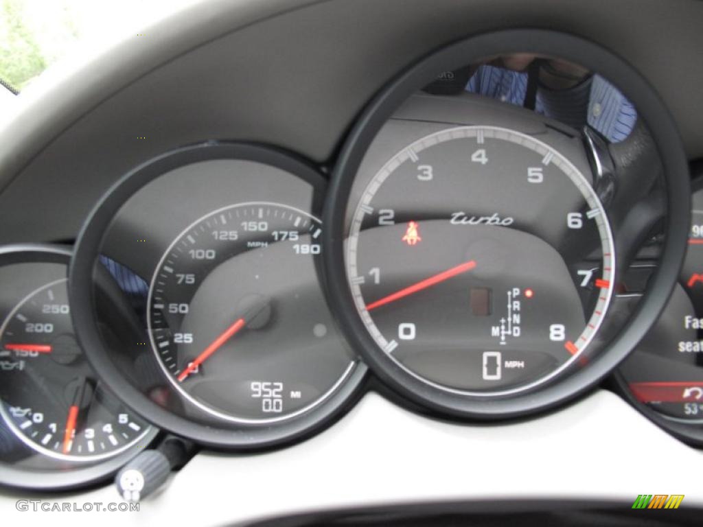 2011 Cayenne Turbo - Black / Platinum Grey photo #21