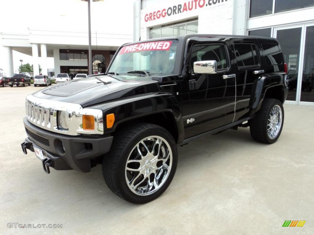 2007 H3 X - Black / Ebony Black photo #1