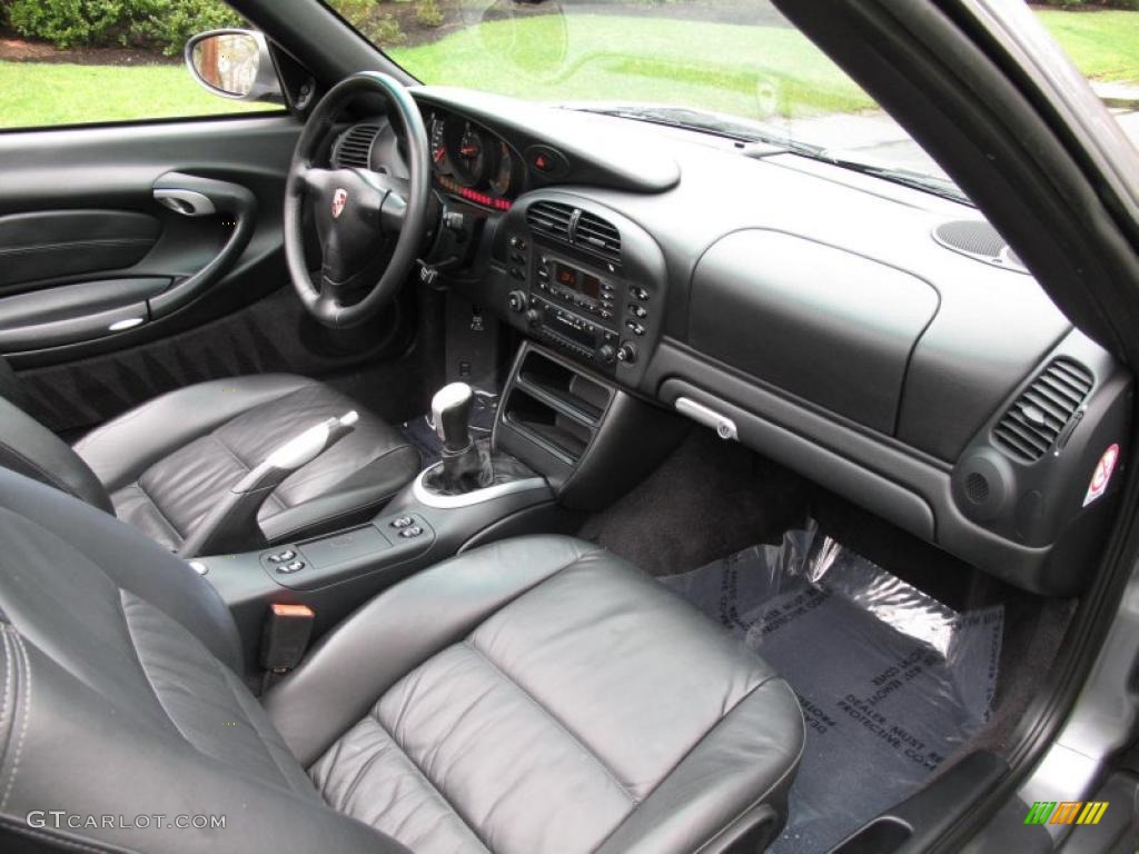 2002 Porsche 911 Carrera Cabriolet Black Dashboard Photo #48312973