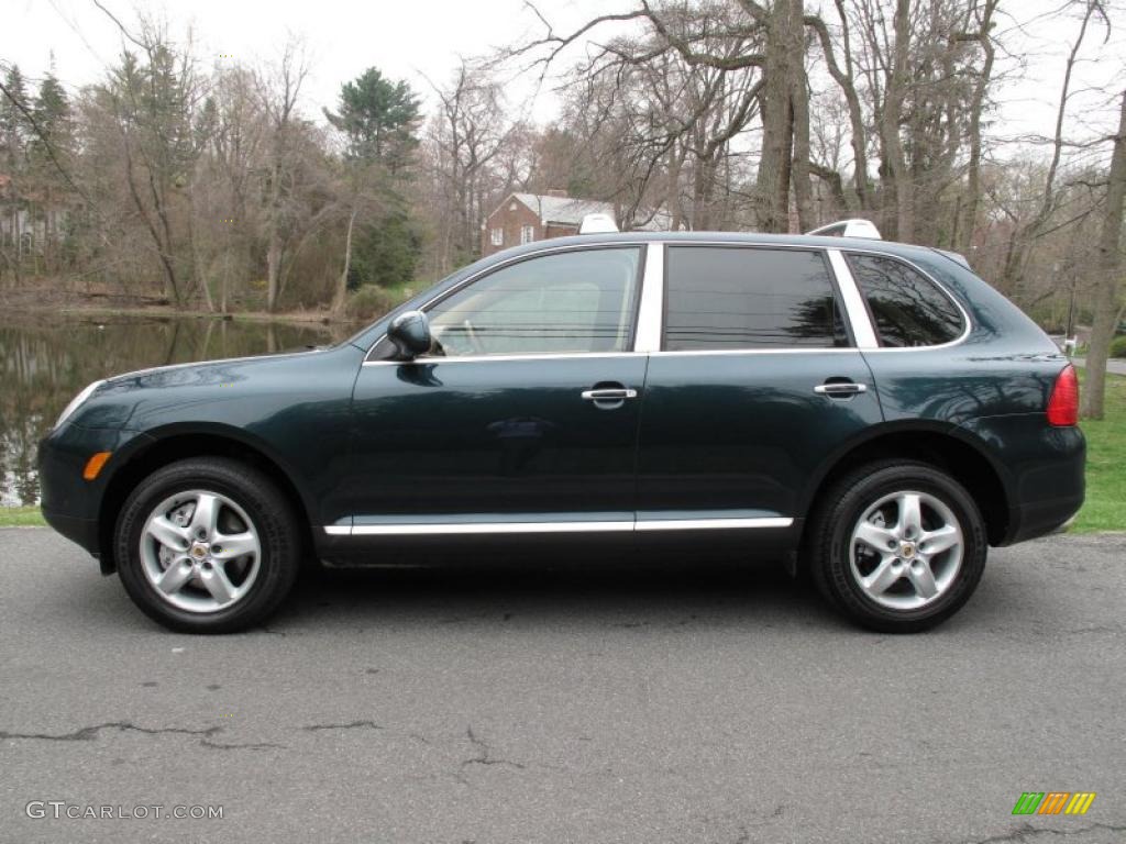 Dark Teal Metallic 2004 Porsche Cayenne S Exterior Photo #48313102