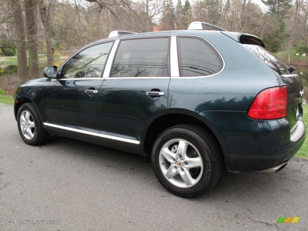 Dark Teal Metallic 2004 Porsche Cayenne S Exterior Photo #48313114