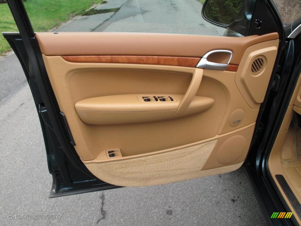 2004 Cayenne S - Dark Teal Metallic / Havanna/Sand Beige photo #11