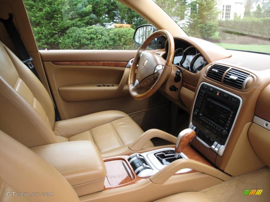 2004 Cayenne S - Dark Teal Metallic / Havanna/Sand Beige photo #18