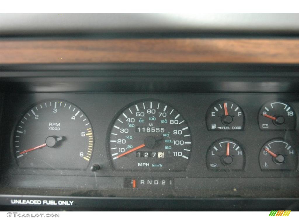 1994 Dodge Dakota SLT Regular Cab 4x4 Gauges Photo #48313333
