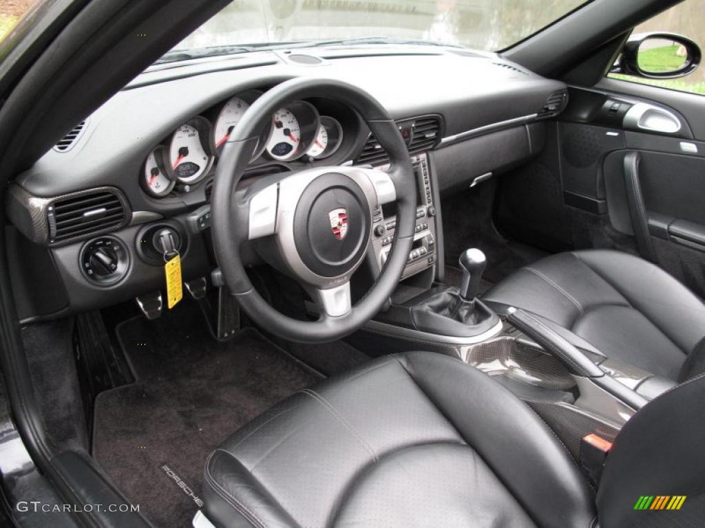 2006 Porsche 911 Carrera 4S Cabriolet Black Dashboard Photo #48313897