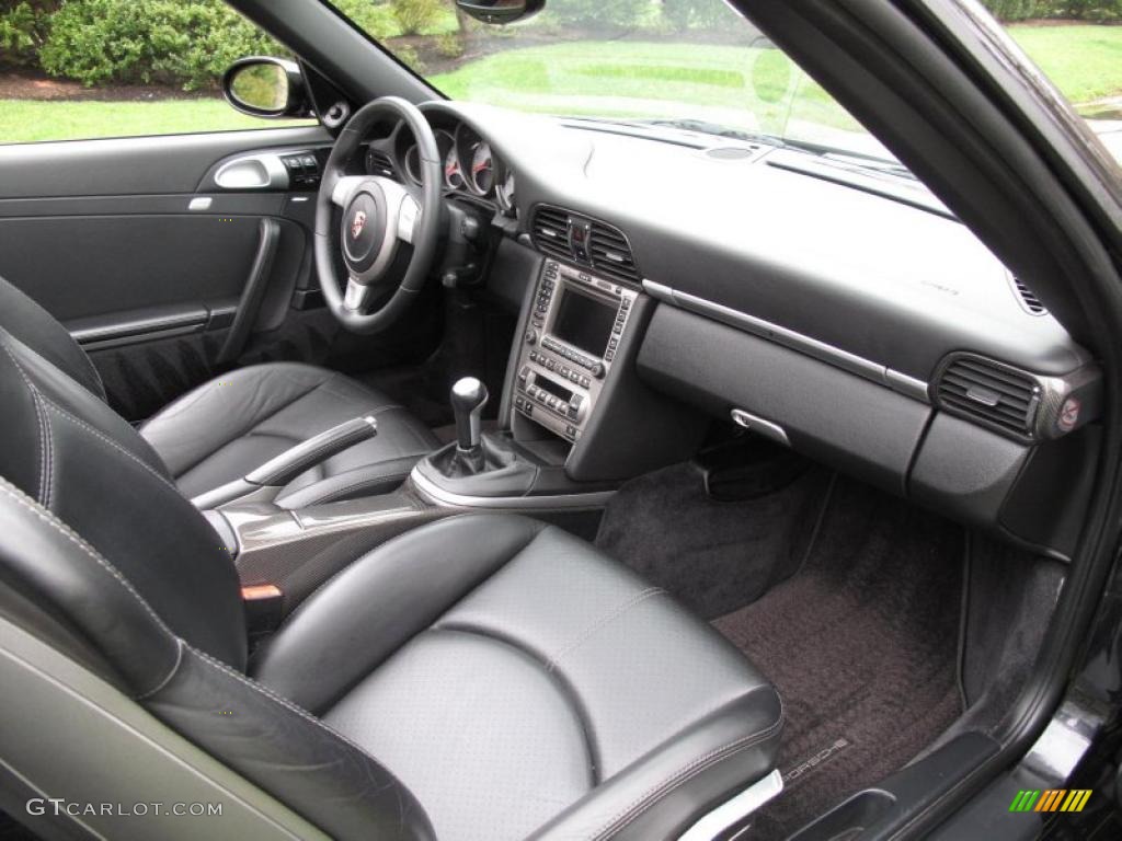 Black Interior 2006 Porsche 911 Carrera 4S Cabriolet Photo #48313924
