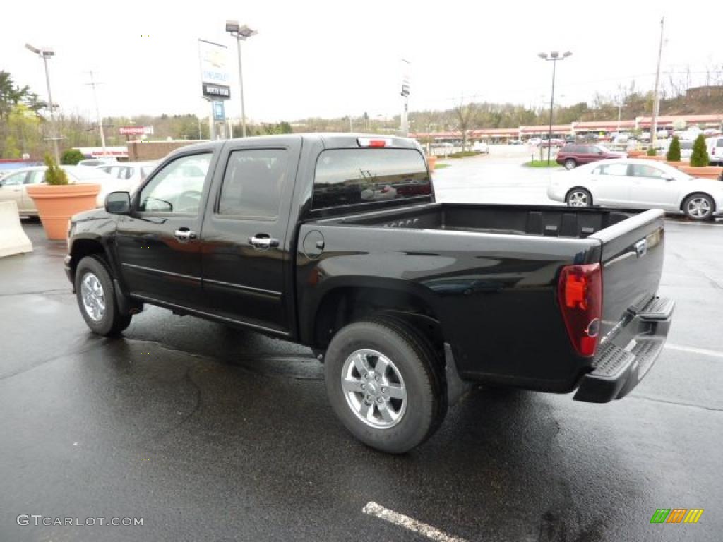 Black 2011 Chevrolet Colorado LT Crew Cab 4x4 Exterior Photo #48313927