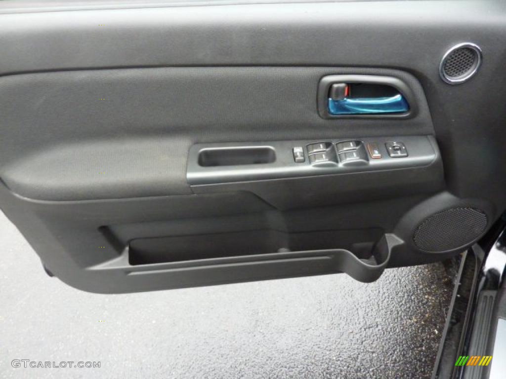 2011 Chevrolet Colorado LT Crew Cab 4x4 Ebony Door Panel Photo #48314059