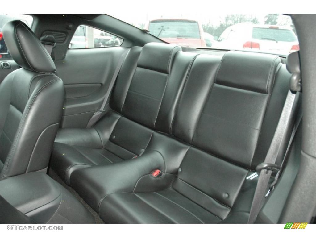 2007 Mustang V6 Premium Coupe - Black / Dark Charcoal photo #9