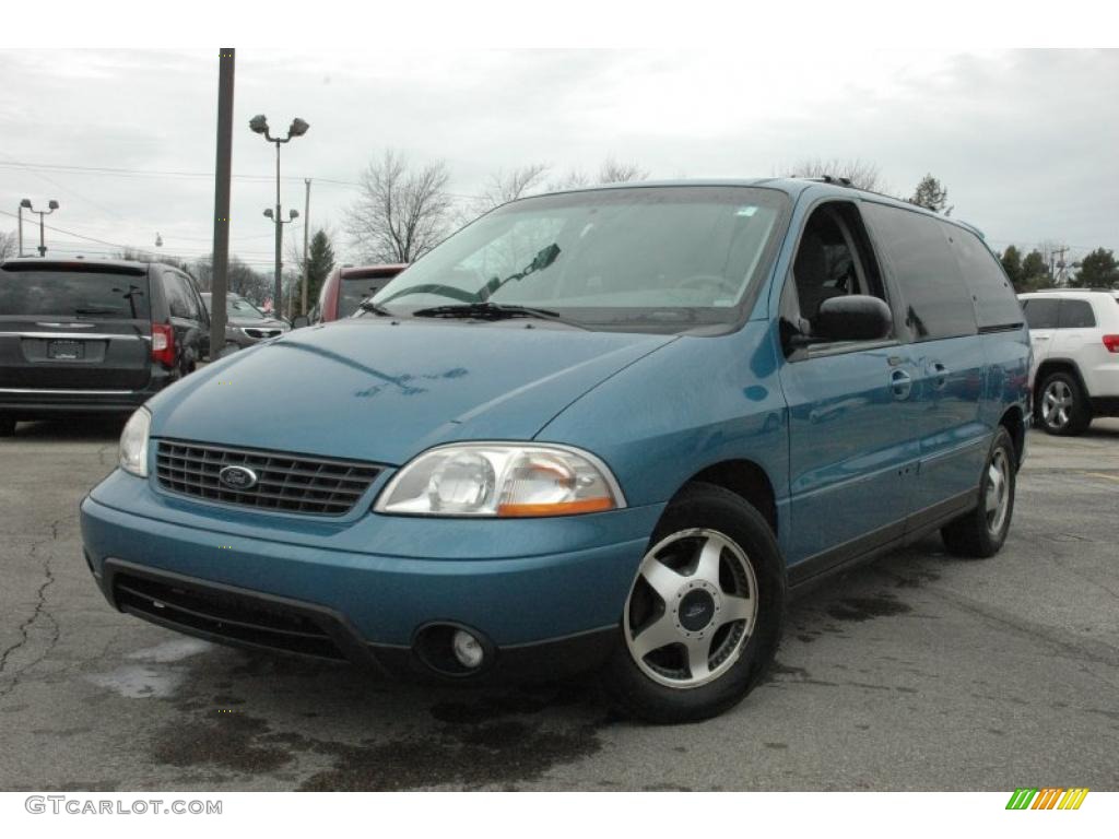 Light Sapphire Blue Metallic 2001 Ford Windstar SE Sport Exterior Photo #48314344