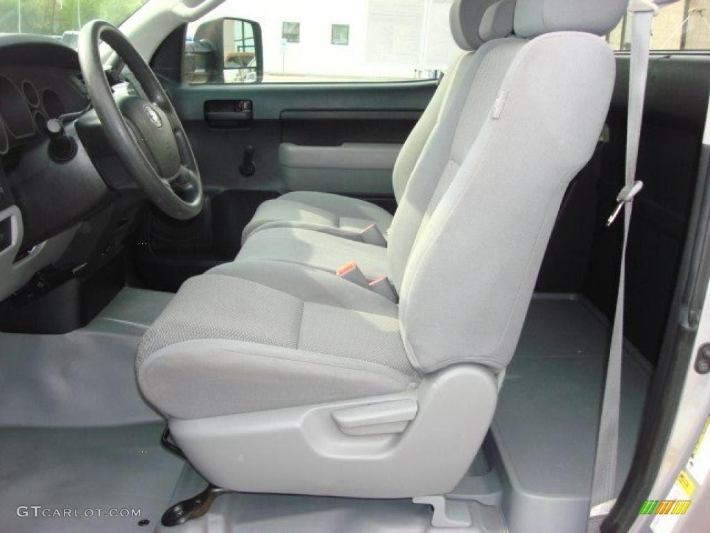 Graphite Gray Interior 2007 Toyota Tundra Regular Cab 4x4 Photo #48314791