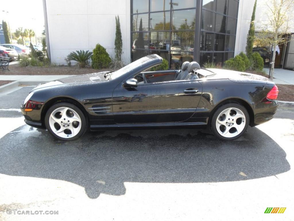 Black 2004 Mercedes-Benz SL 500 Roadster Exterior Photo #48315037