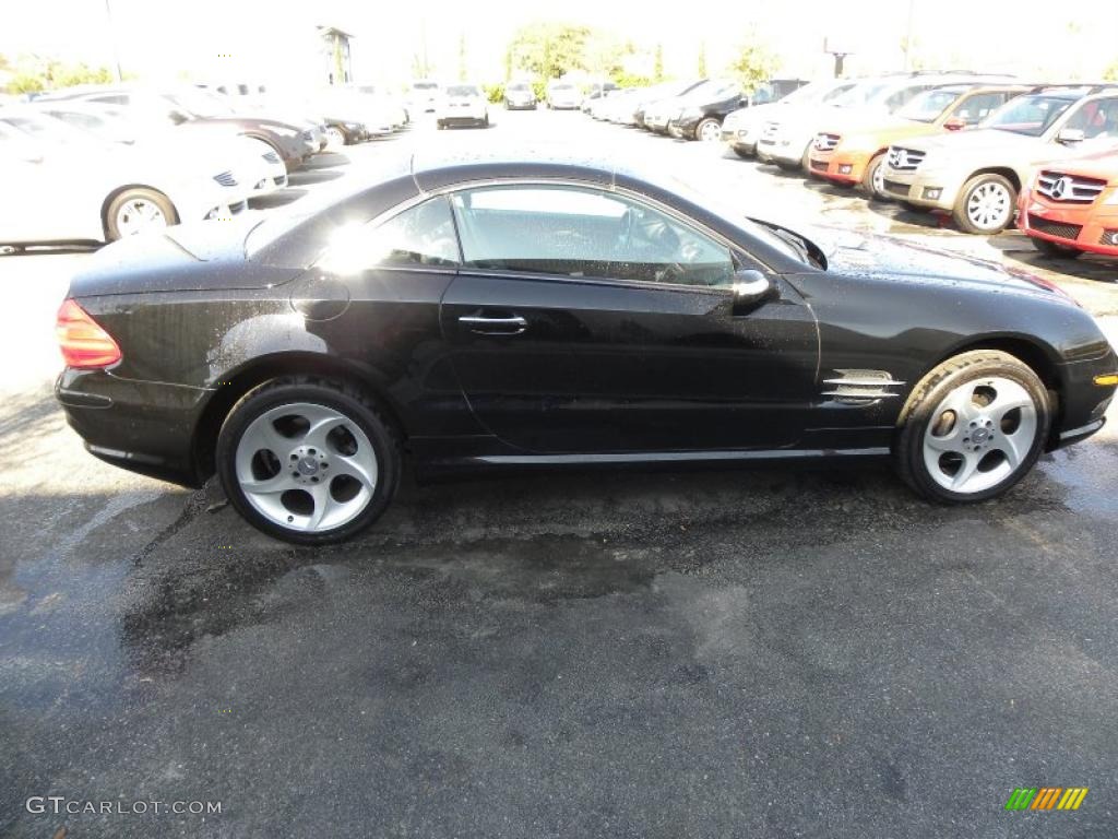 Black 2004 Mercedes-Benz SL 500 Roadster Exterior Photo #48315139
