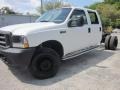 2002 Oxford White Ford F350 Super Duty XL SuperCab 4x4 Chassis  photo #4