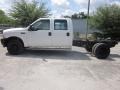 2002 Oxford White Ford F350 Super Duty XL SuperCab 4x4 Chassis  photo #11