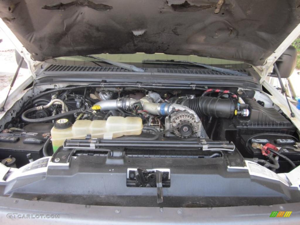 2002 Ford F350 Super Duty XL SuperCab 4x4 Chassis 7.3 Liter OHV 16V Power Stroke Turbo Diesel V8 Engine Photo #48315652