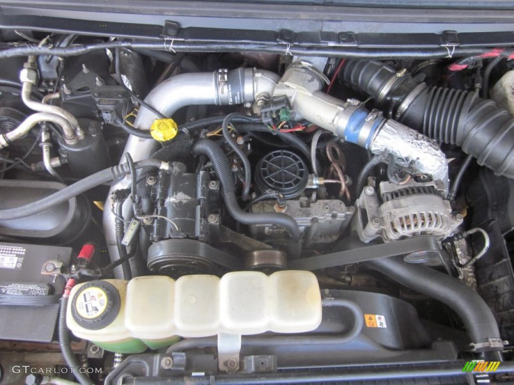 2002 Ford F350 Super Duty XL SuperCab 4x4 Chassis 7.3 Liter OHV 16V Power Stroke Turbo Diesel V8 Engine Photo #48315667
