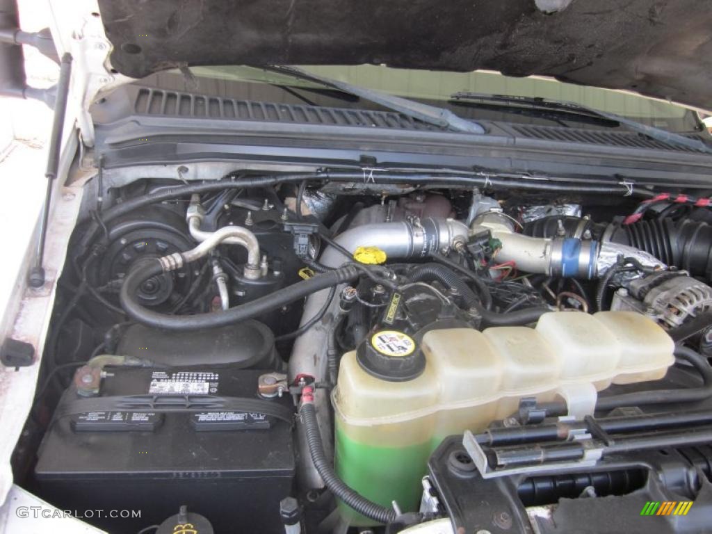 2002 Ford F350 Super Duty XL SuperCab 4x4 Chassis 7.3 Liter OHV 16V Power Stroke Turbo Diesel V8 Engine Photo #48315685