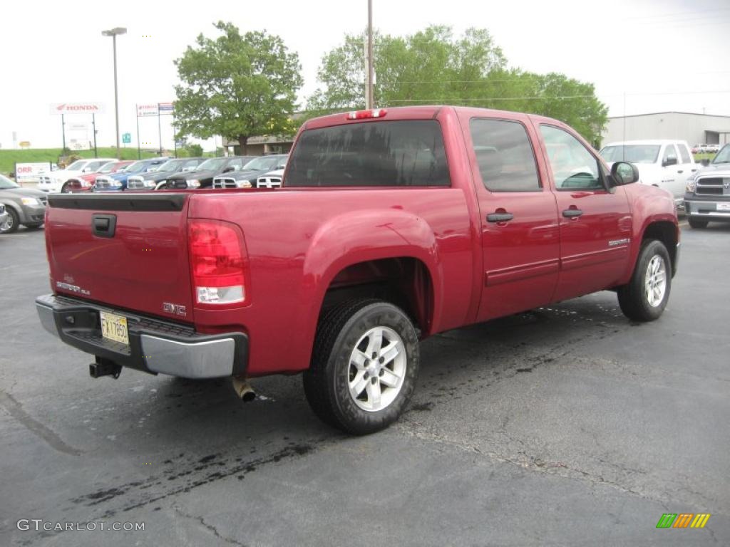 Sport Dark Red Metallic 2007 GMC Sierra 1500 SLE Crew Cab Exterior Photo #48315712