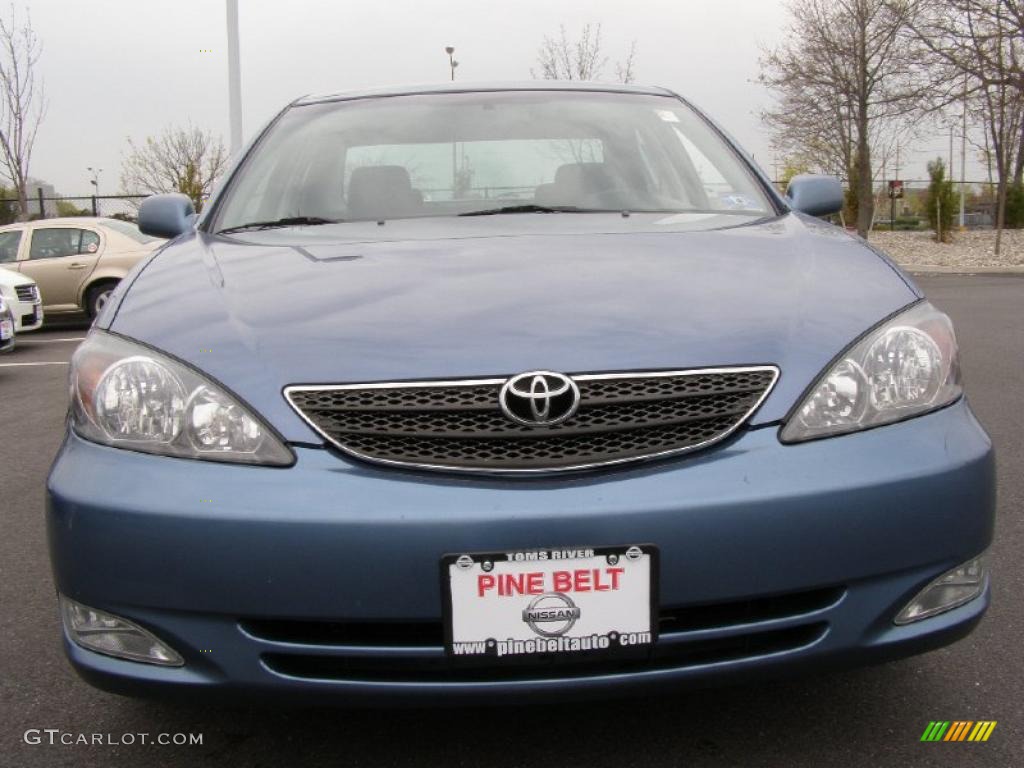 2004 Camry SE V6 - Catalina Blue Metallic / Dark Charcoal photo #2