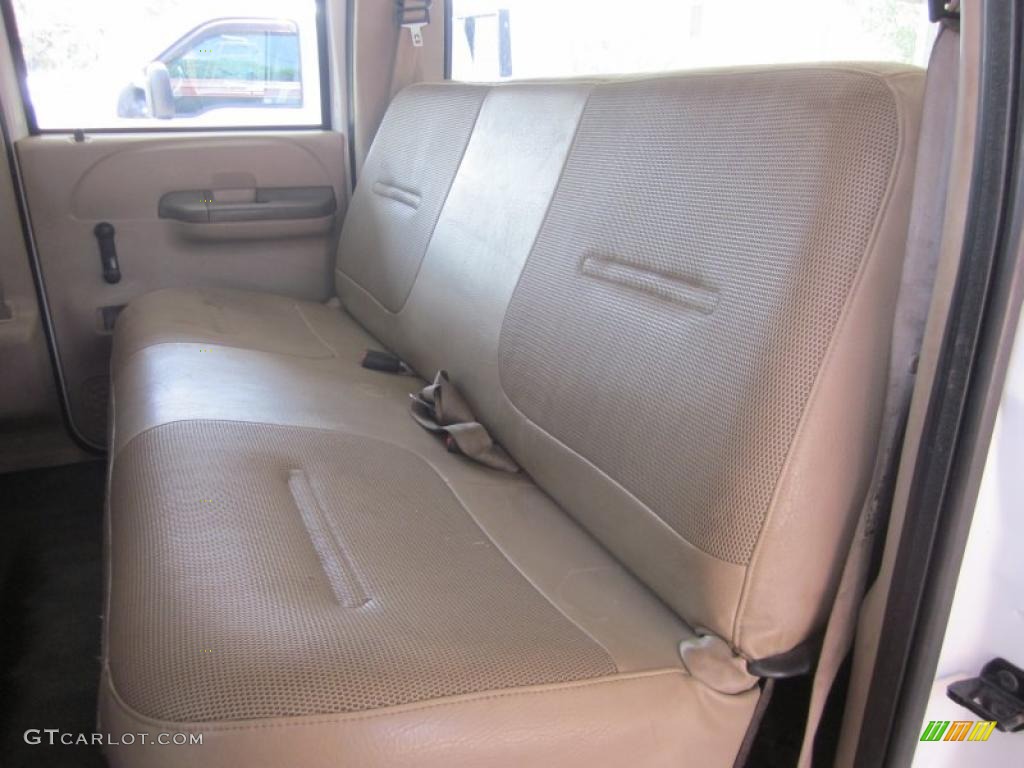 Medium Parchment Interior 2002 Ford F350 Super Duty XL SuperCab 4x4 Chassis Photo #48315919