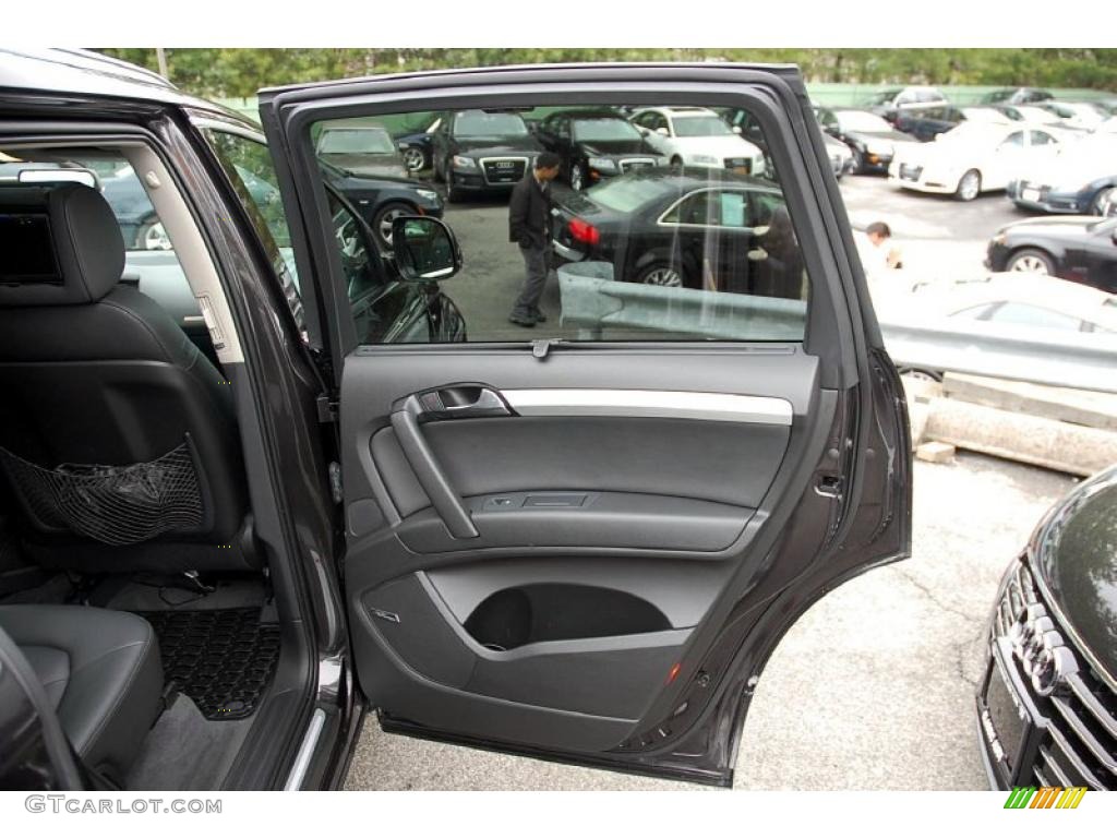 2008 Audi Q7 4.2 Premium quattro Black Door Panel Photo #48316591