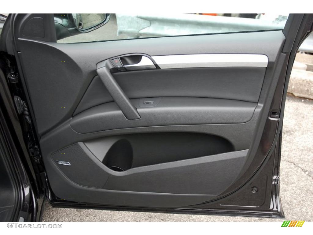 2008 Audi Q7 4.2 Premium quattro Black Door Panel Photo #48316639