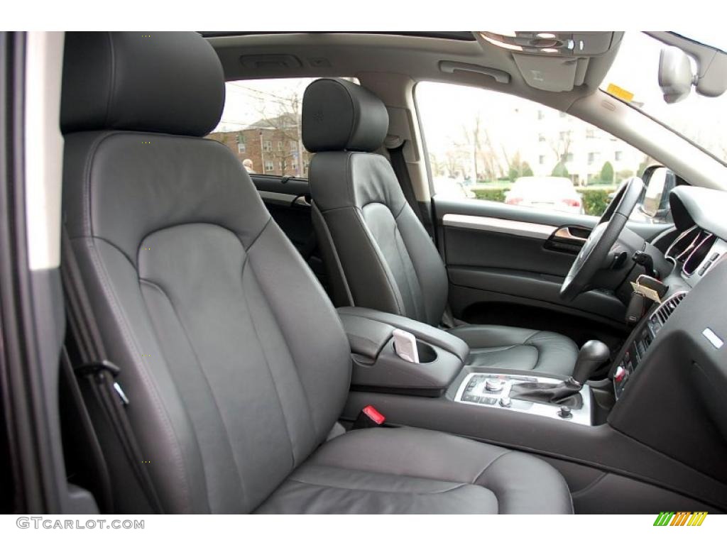 Black Interior 2008 Audi Q7 4.2 Premium quattro Photo #48316666
