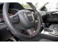 Black 2008 Audi Q7 4.2 Premium quattro Steering Wheel