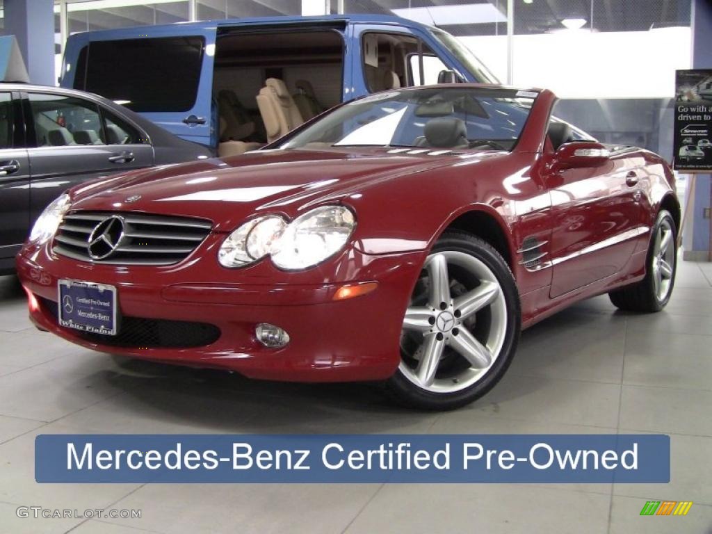 2006 SL 500 Roadster - Mars Red / Charcoal photo #1