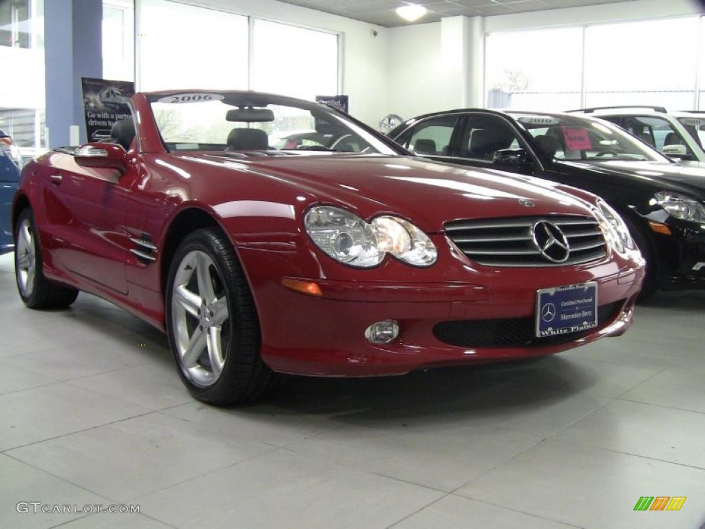 2006 SL 500 Roadster - Mars Red / Charcoal photo #3