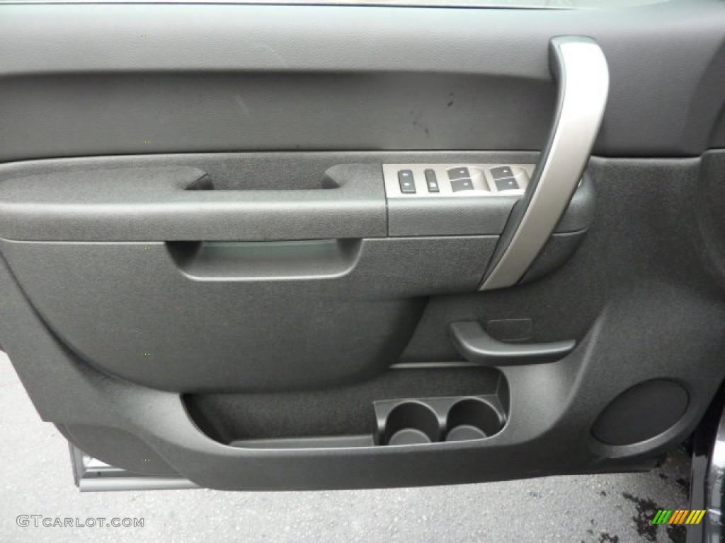 2011 Silverado 1500 LS Extended Cab 4x4 - Taupe Gray Metallic / Dark Titanium photo #14