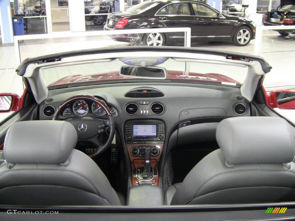 2006 Mercedes-Benz SL 500 Roadster Charcoal Dashboard Photo #48317038